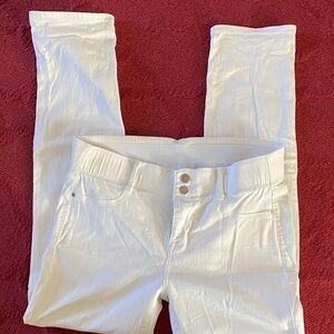 Apt. 9 White Straight Jeans